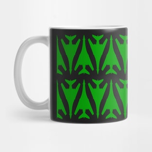 Rockwell B-1 Lancer - Green & White Pattern Design Mug